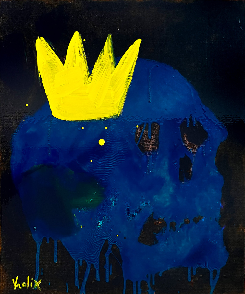 Crowned, a painting by Guido Vrolix