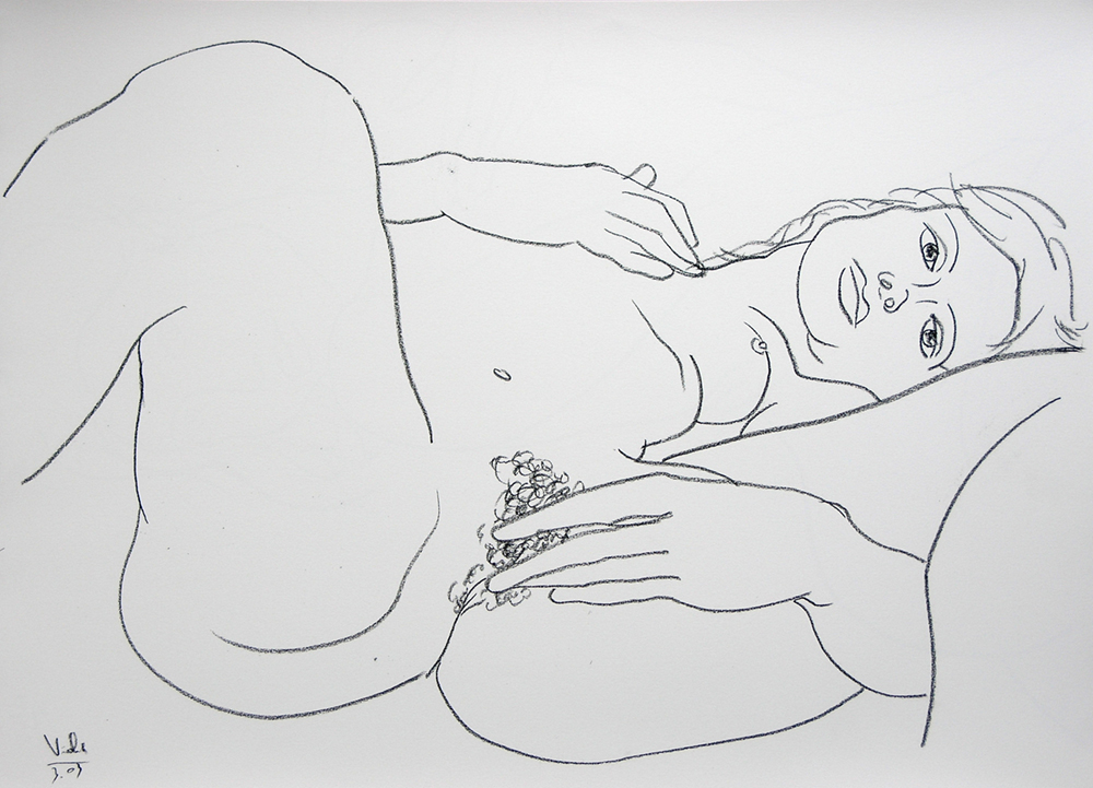 Line, a drawing series by Guido Vrolix