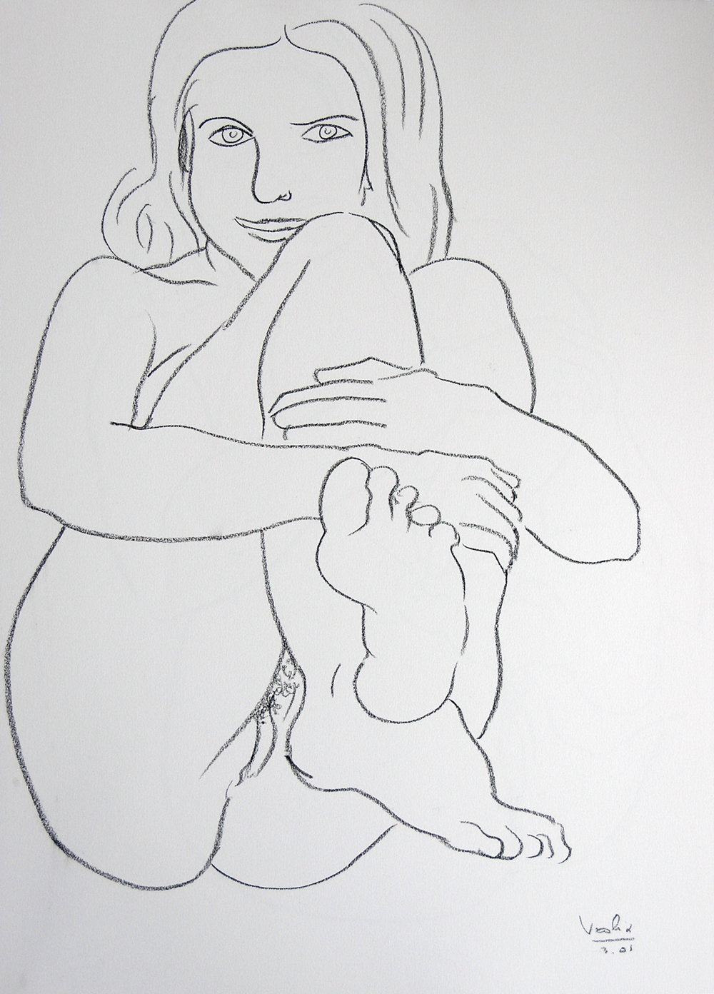 Line, a drawing series by Guido Vrolix