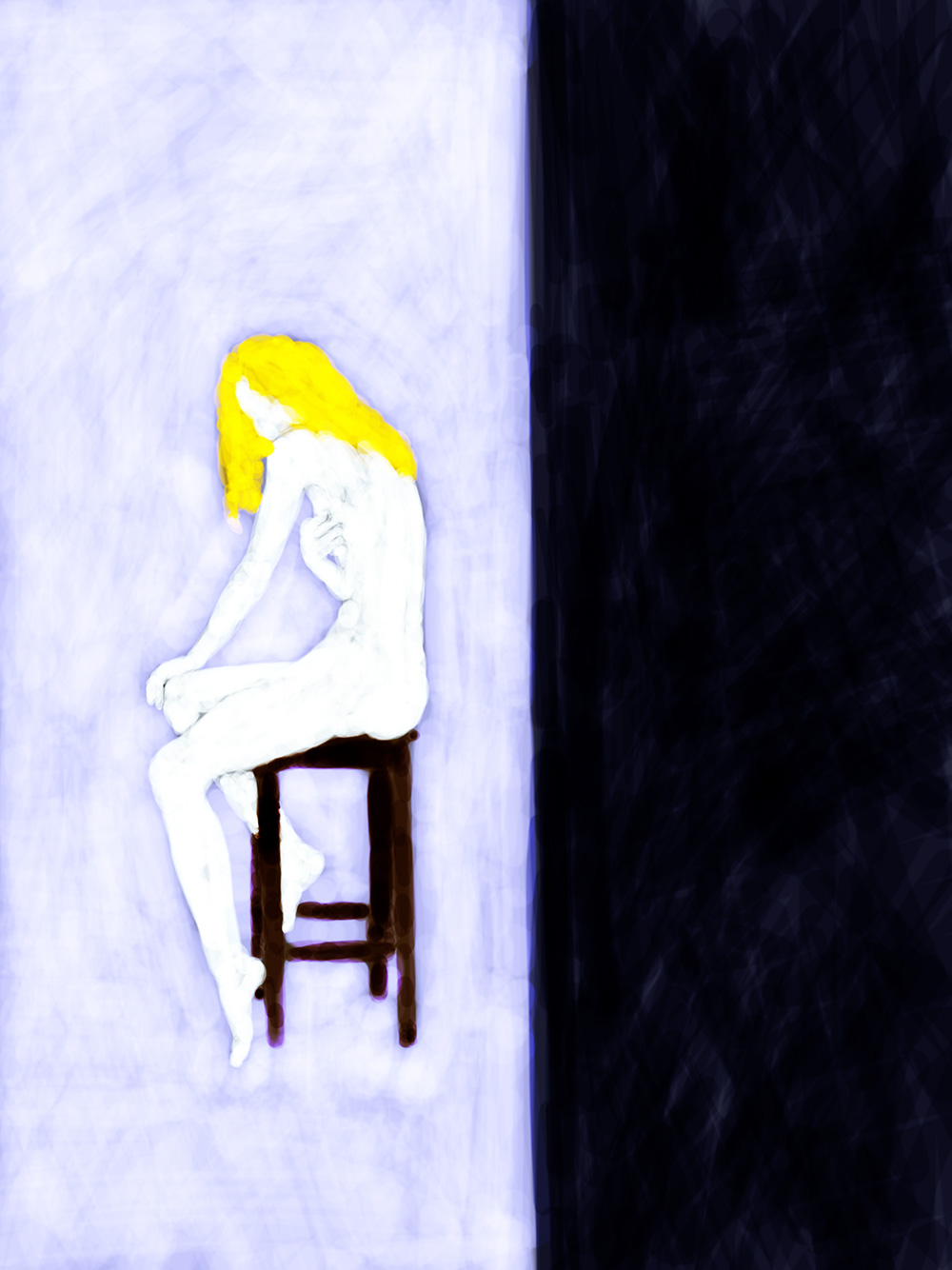 The Other Room, iPad drawing by Guido Vrolix