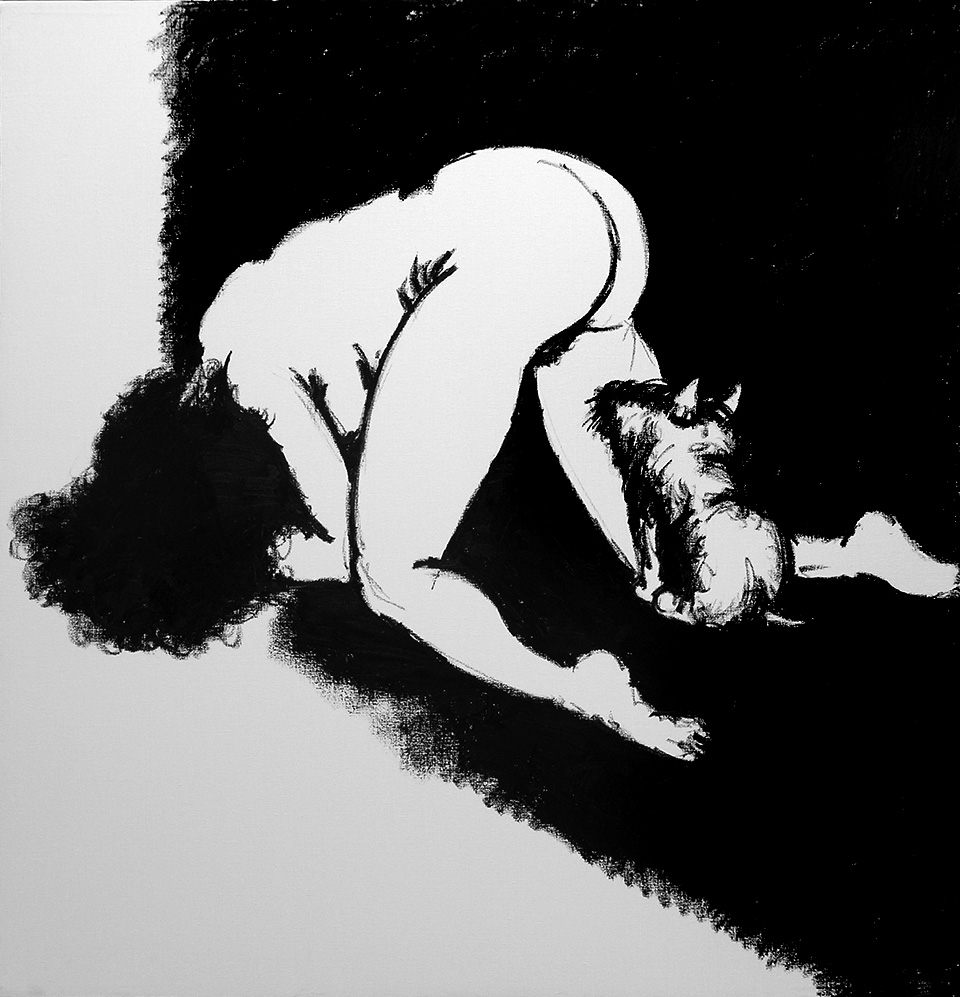 Doggy Style, a painting by Guido Vrolix