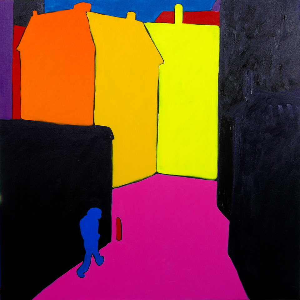 City 2, a painting by Guido Vrolix