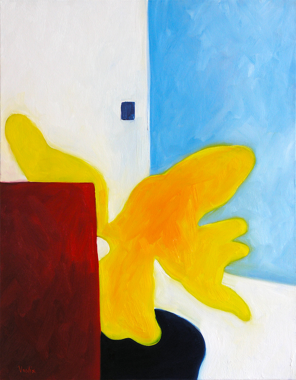 Studio Monster 3, a painting by Guido Vrolix
