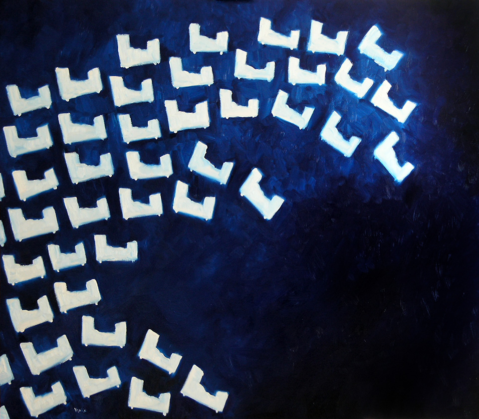 Tsunami, a painting by Guido Vrolix