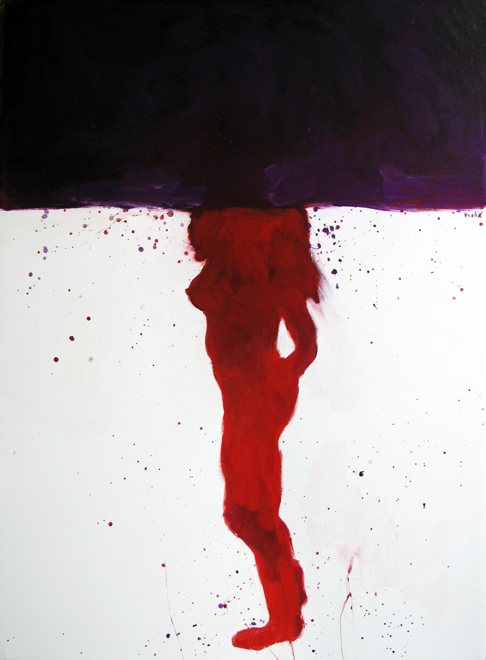 Dark Thoughts, a painting by Guido Vrolix