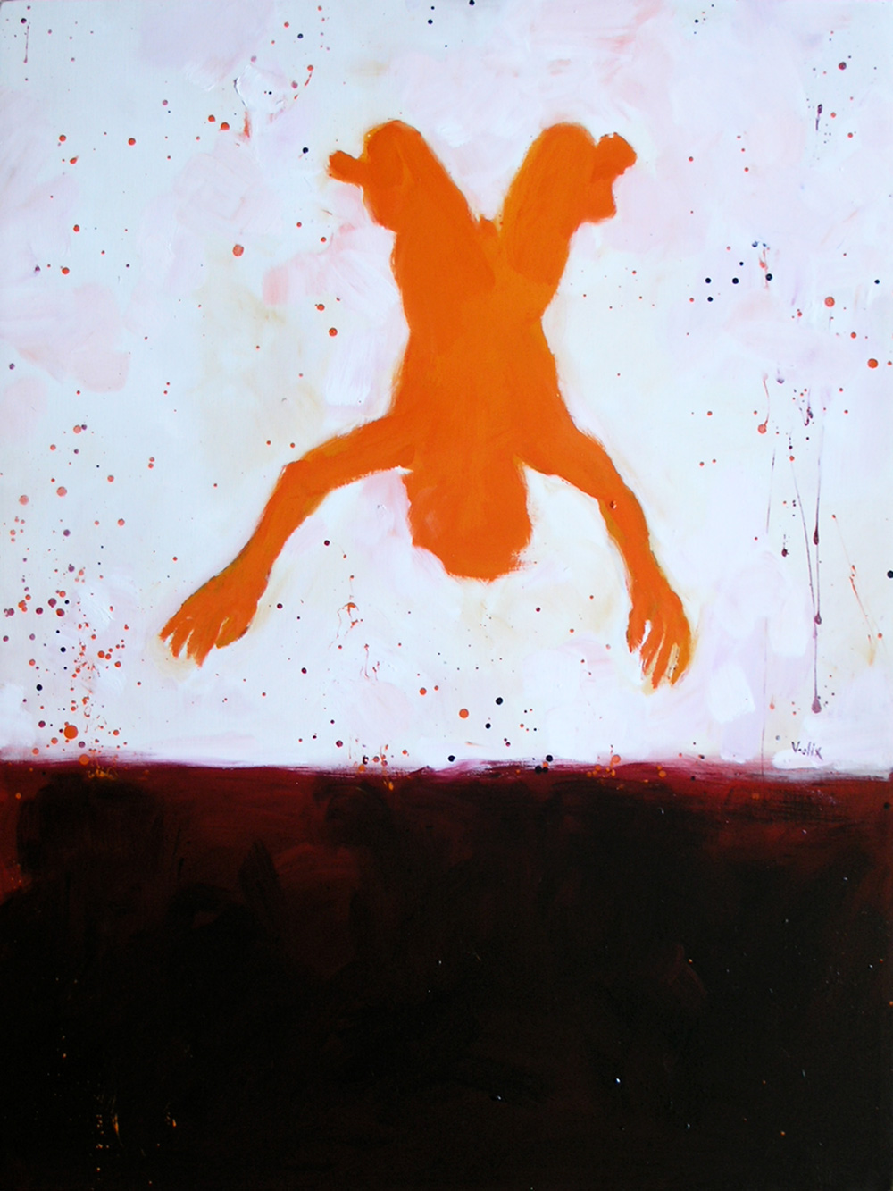 Icarus, a painting by Guido Vrolix