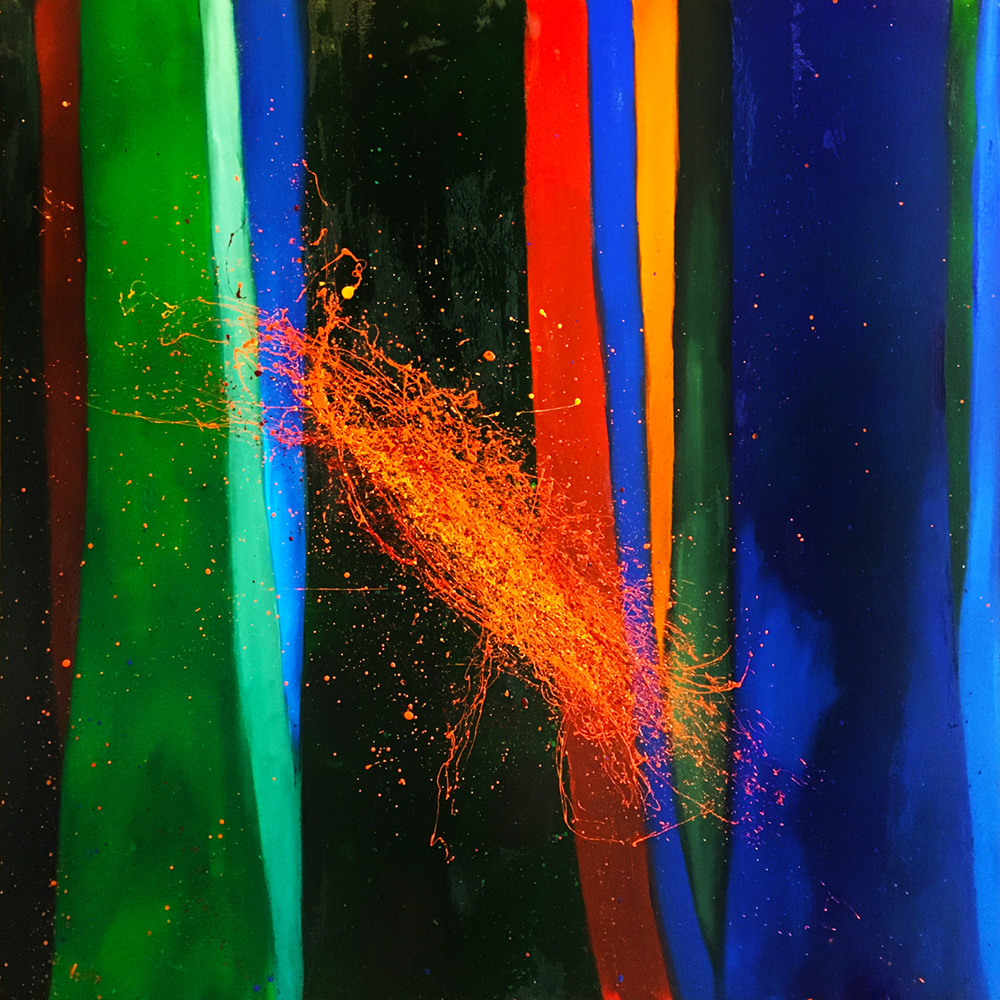 Yūrei 5, a painting by Guido Vrolix