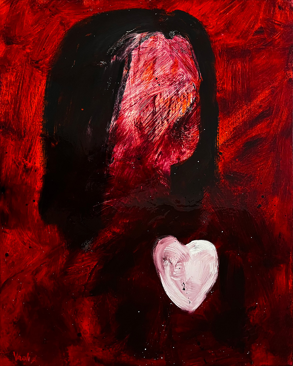 The Foolish Heart, a painting by Guido Vrolix
