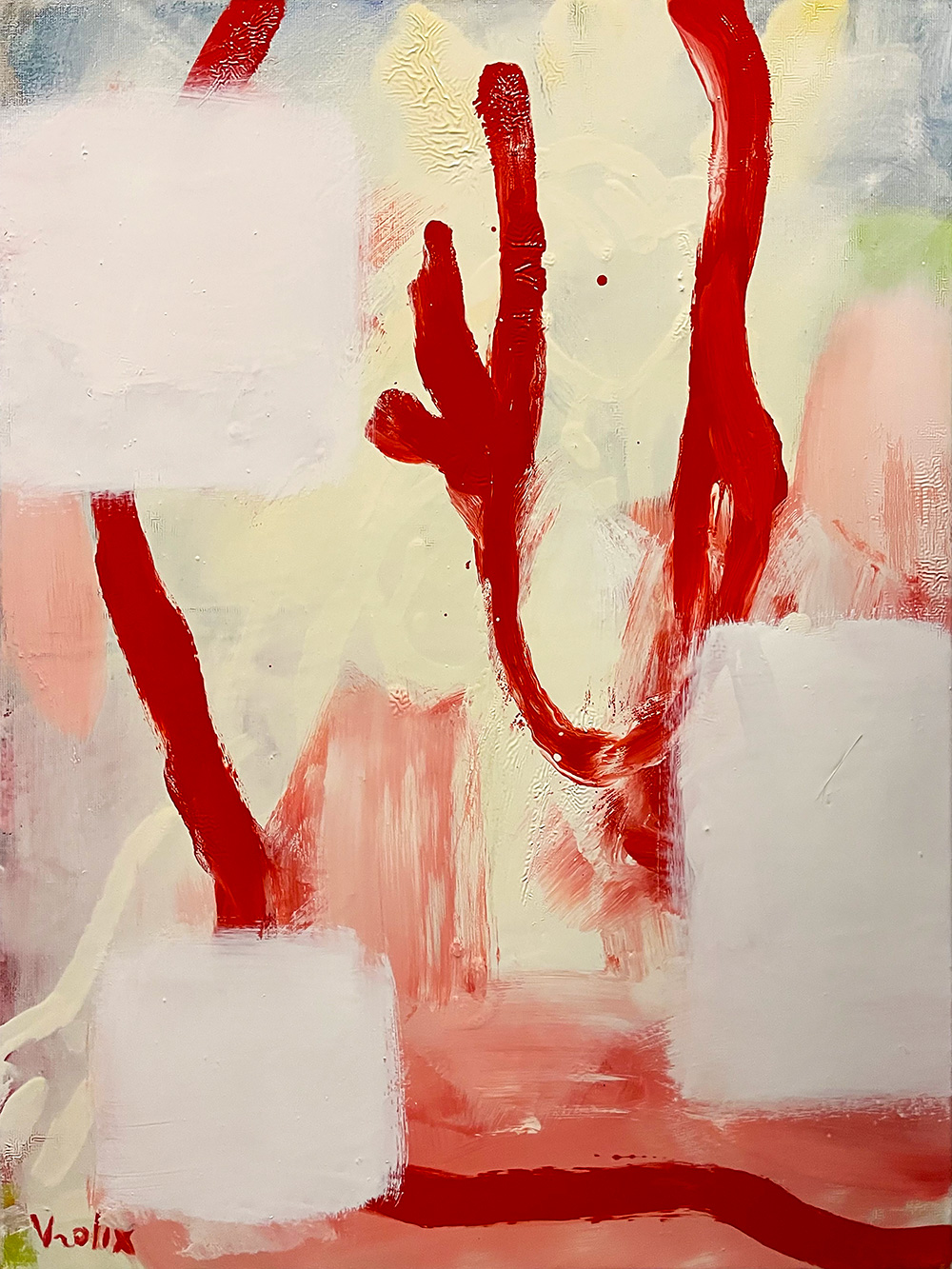On Fire. A painting by Guido Vrolix
