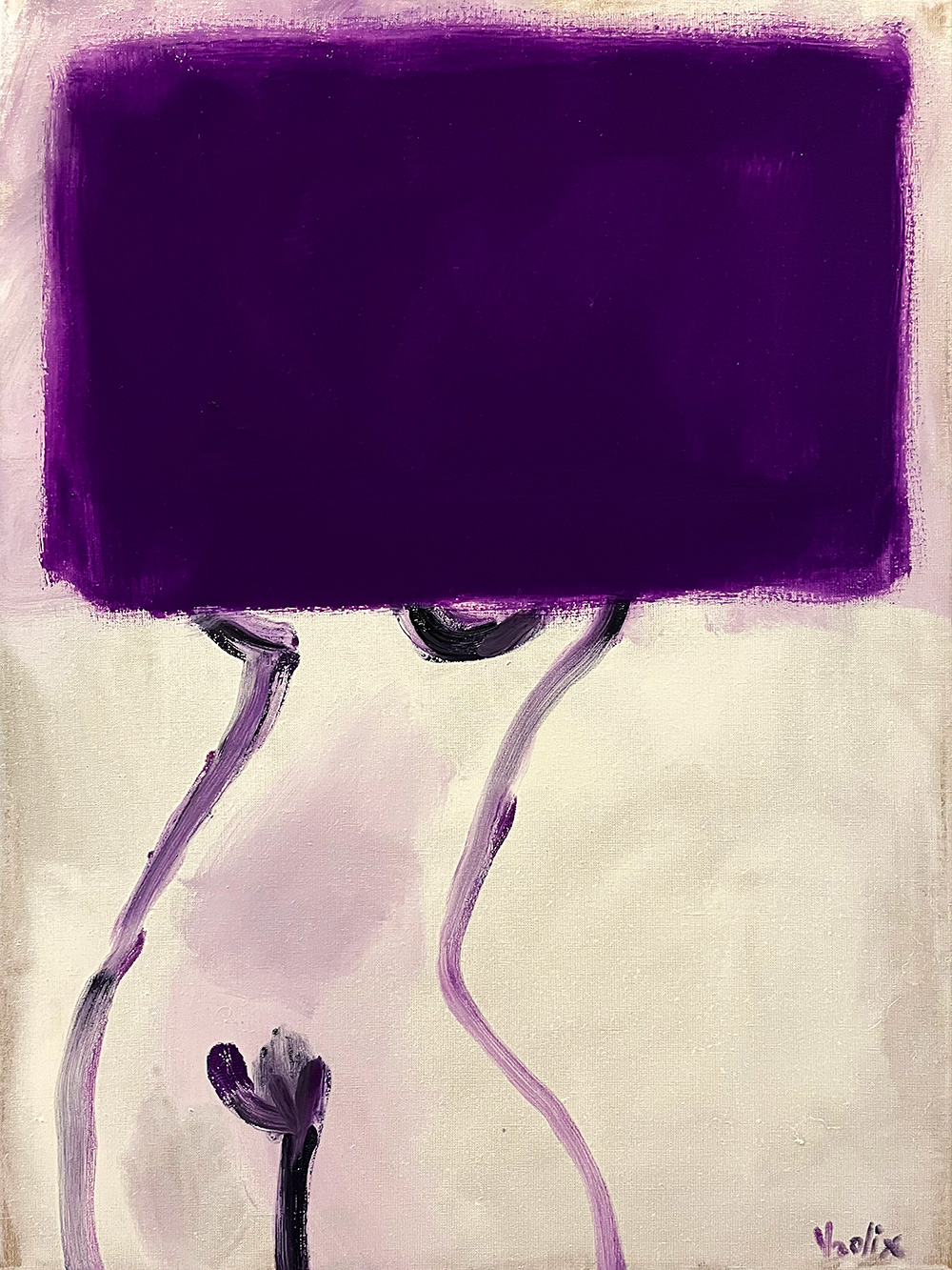 The Purple Veil. A painting by Guido Vrolix
