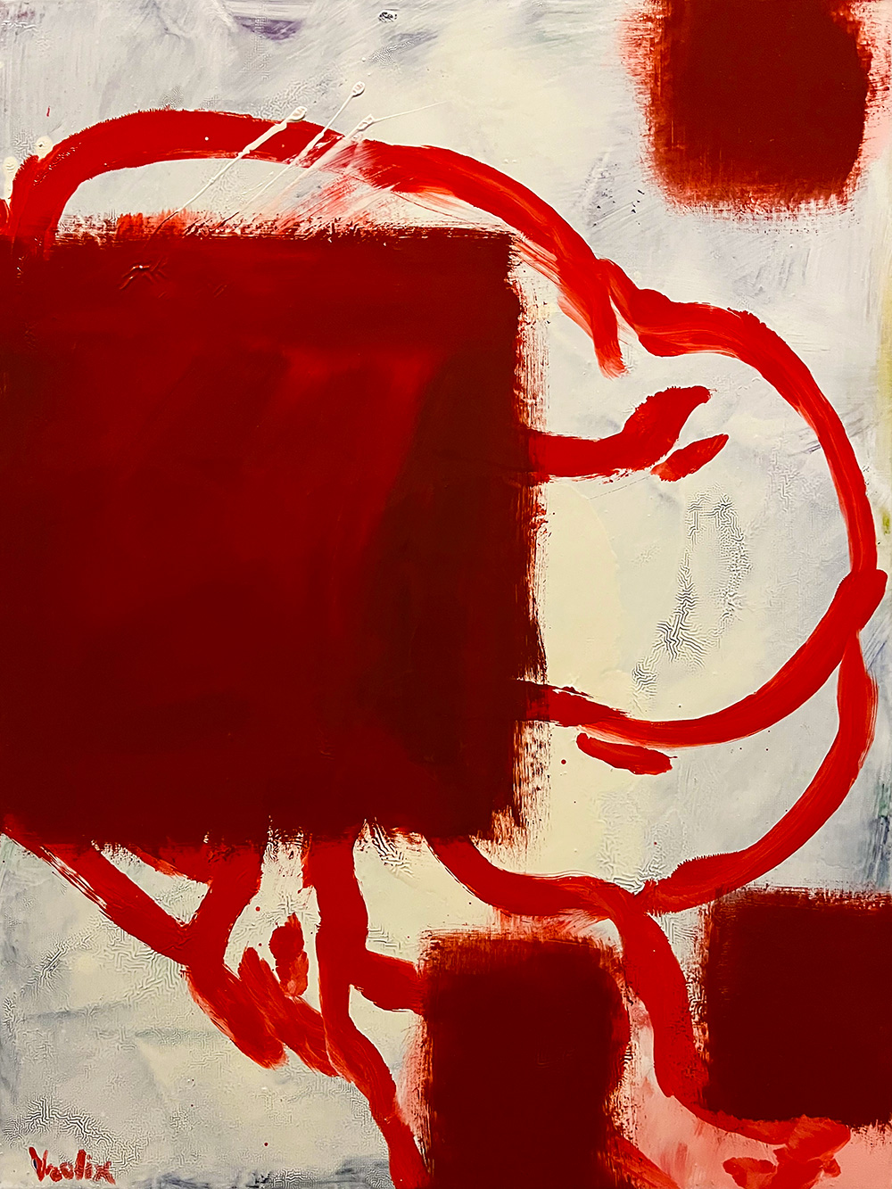The Lie. A painting by Guido Vrolix
