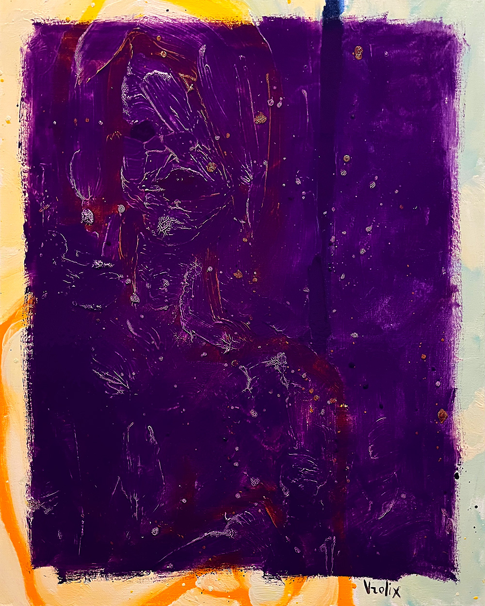 The Violet Veil, a painting by Guido Vrolix