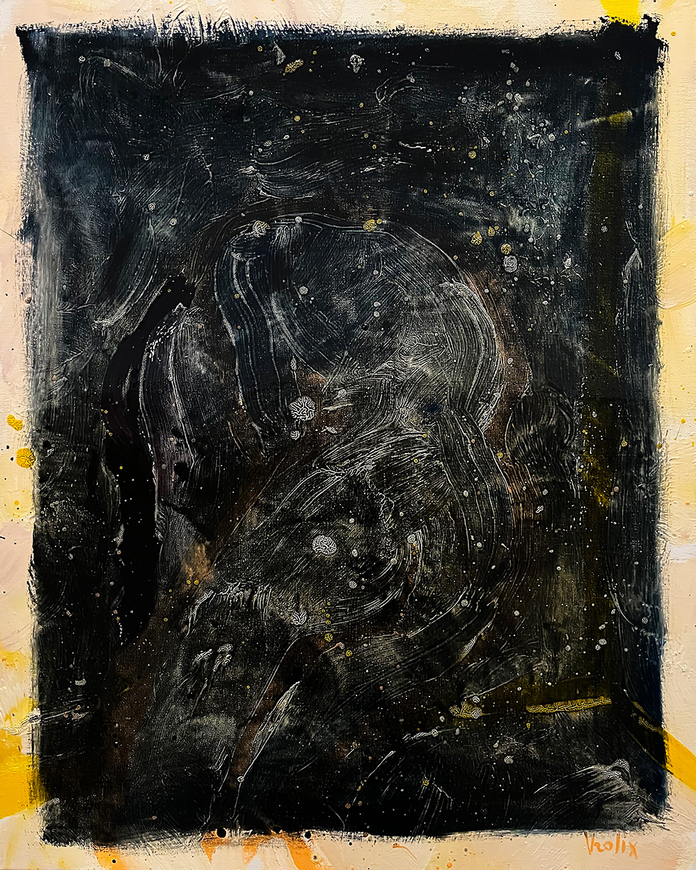 The Black Veil, a painting by Guido Vrolix