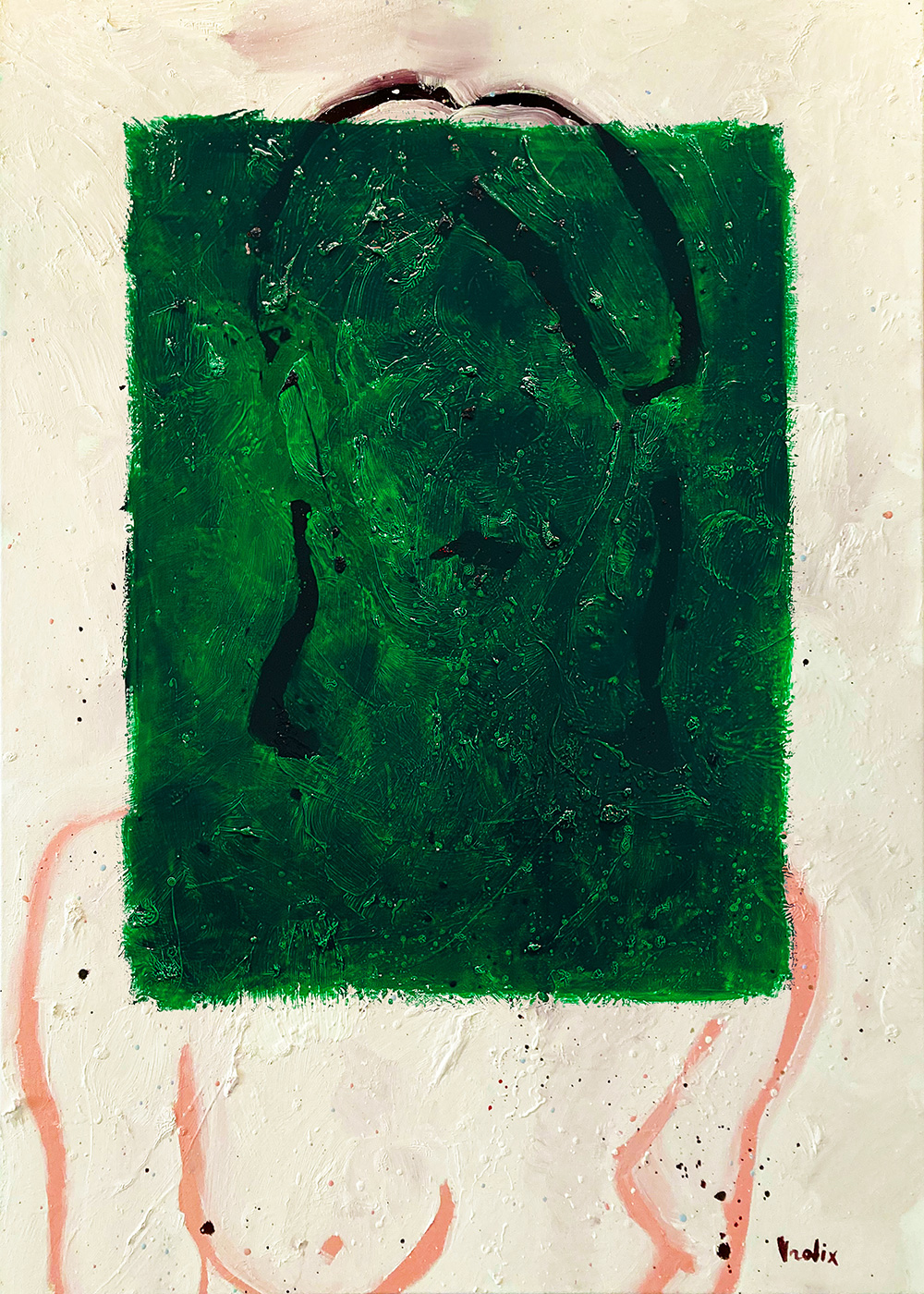 The Veridian Veil, a painting by Guido Vrolix