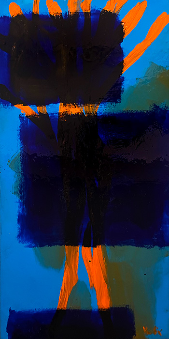 Storm Brewing. A painting by Guido Vrolix