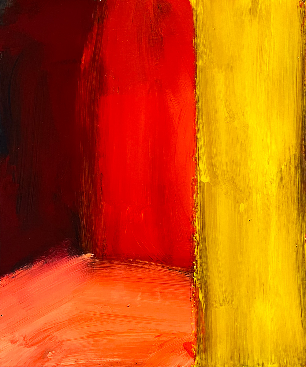 Panic Attack. A painting by Guido Vrolix