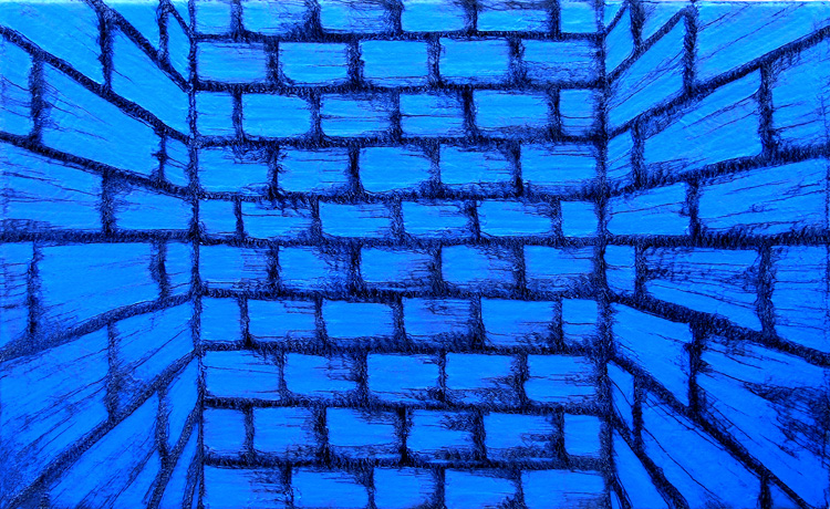 Dead End, a painting by Guido Vrolix