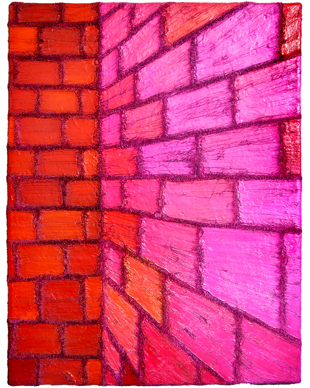 Pink Corner, a painting by Guido Vrolix
