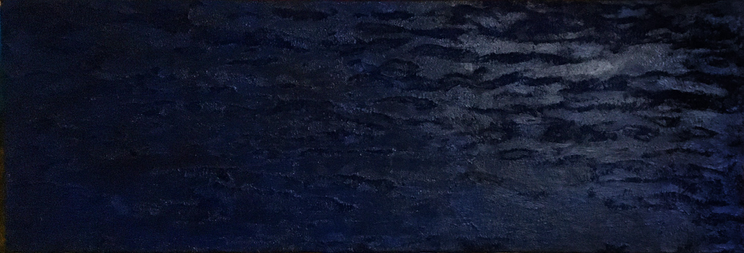 Midnight Sea, a painting by Guido Vrolix